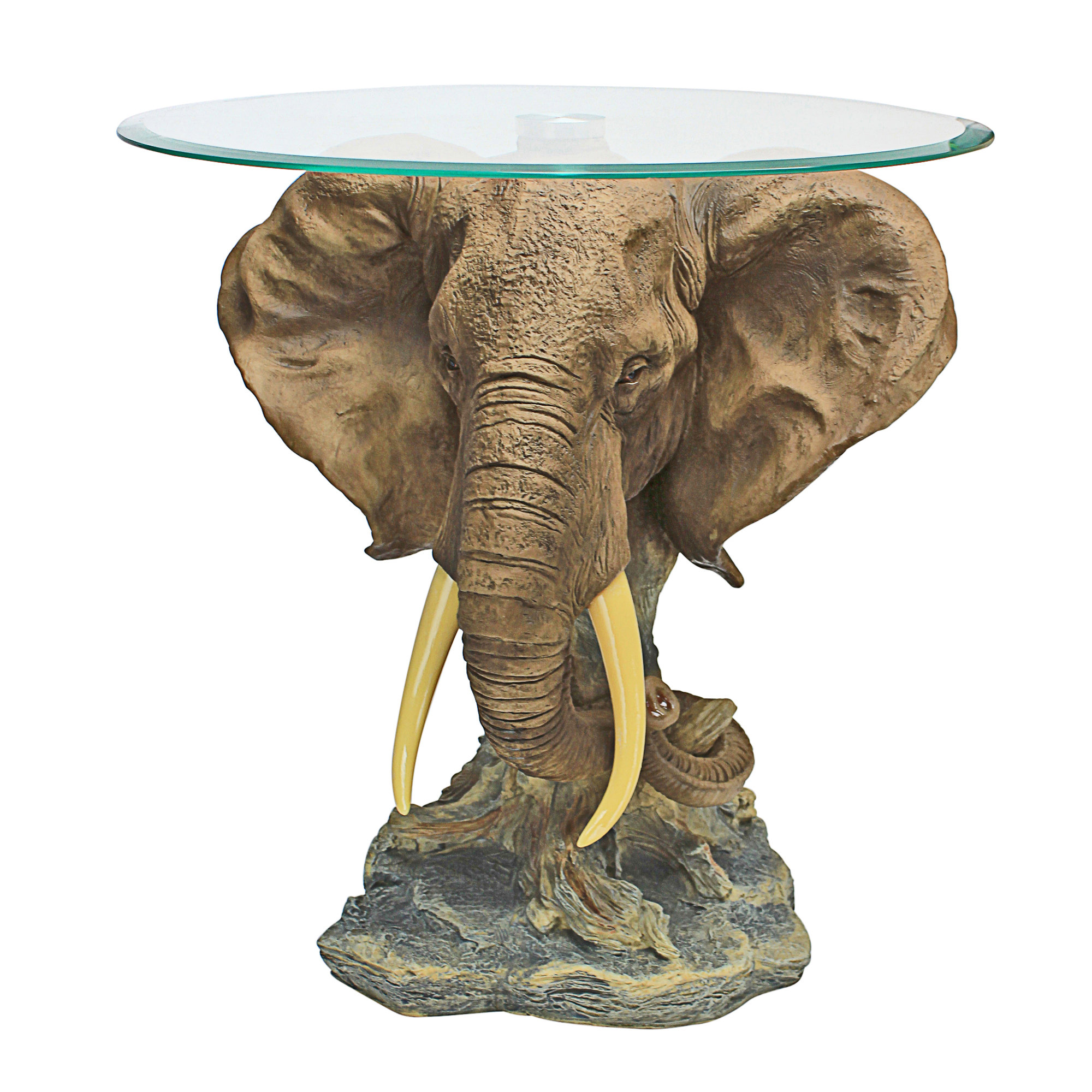 Design Toscano Lord Earl Houghton's Trophy Elephant Coffee Table & Reviews Wayfair
